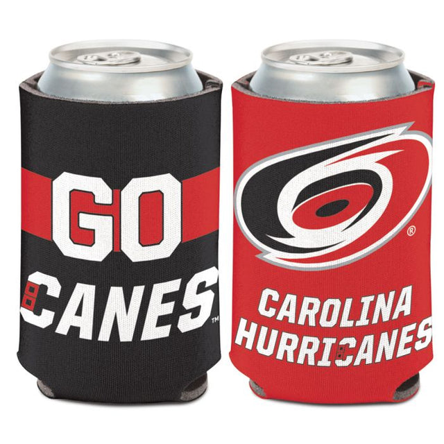 Enfriador de lata con lema de Carolina Hurricanes, 12 oz.