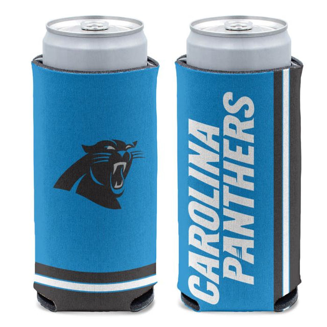 Enfriador de latas delgado de 12 oz de Carolina Panthers