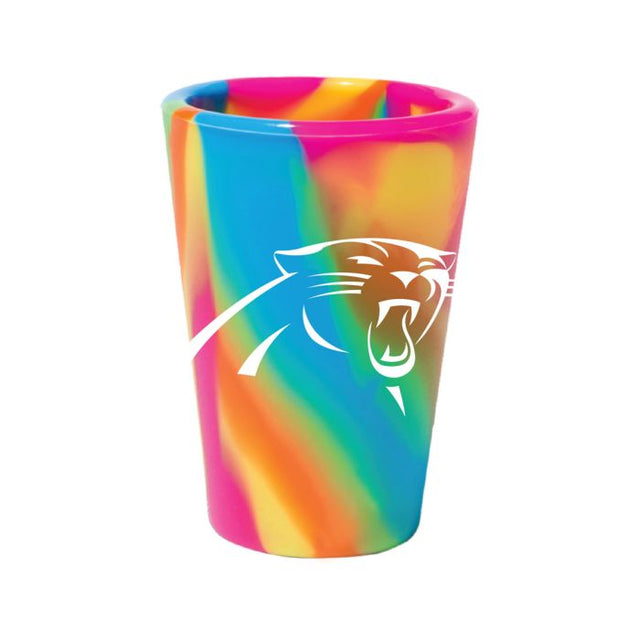 Vaso de chupito de silicona de 1,5 oz de los Carolina Panthers