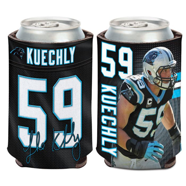 Enfriador de latas de 12 onzas de Carolina Panthers de Luke Kuechly