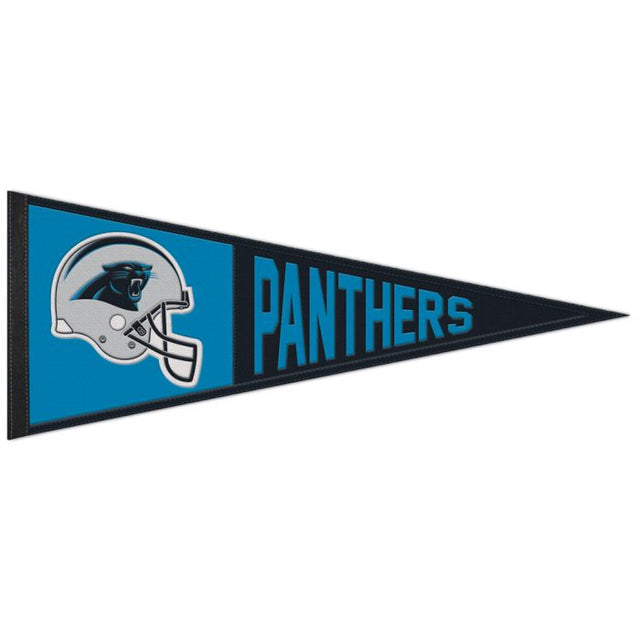 Banderín clásico de lana de los Carolina Panthers, 13" x 32"