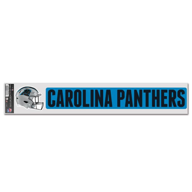 Calcomanías para fanáticos de los Carolina Panthers de 3" x 17"