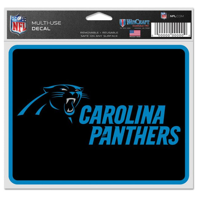 Calcomanías para fanáticos de los Carolina Panthers de 5" x 6"