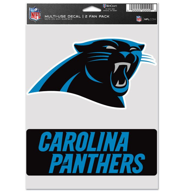 Paquete multiusos para dos fanáticos de Carolina Panthers