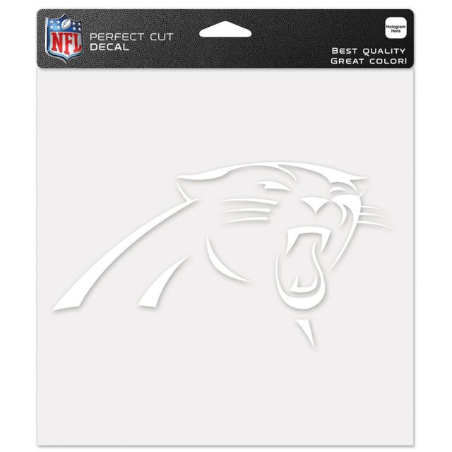 Calcomanías de Carolina Panthers Perfect Cut de 8" x 8"