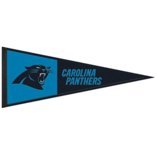 Banderín de lana de Carolina Panthers Primary, 13" x 32"