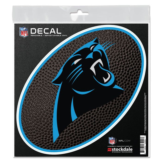 Calcomanía para todo tipo de superficies TEAMBALL de Carolina Panthers, 6" x 6"