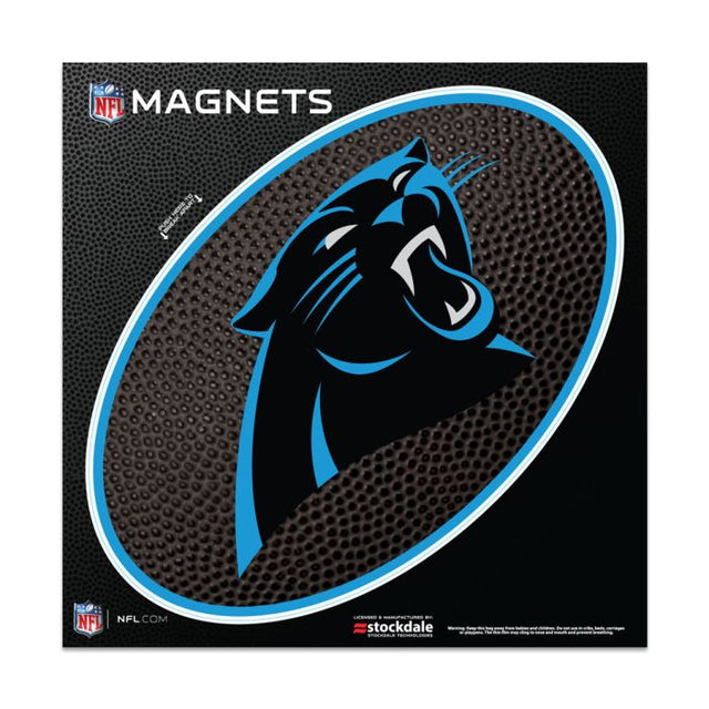 Imanes para exteriores TEAMBALL de Carolina Panthers, 6" x 6"