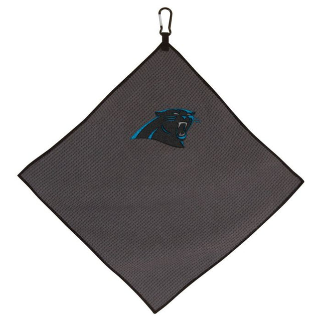 Carolina Panthers Towel - Grey Microfiber 15" x 15"