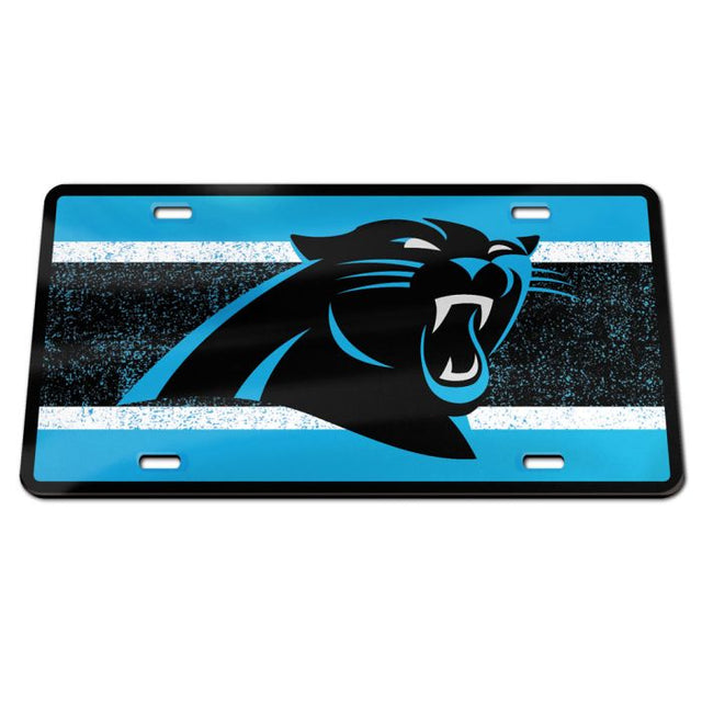 Carolina Panthers VINTAGE Specialty Acrylic License Plate