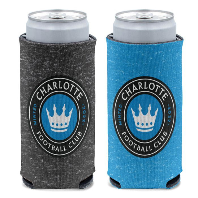 Enfriador de latas delgado de 12 oz Charlotte FC