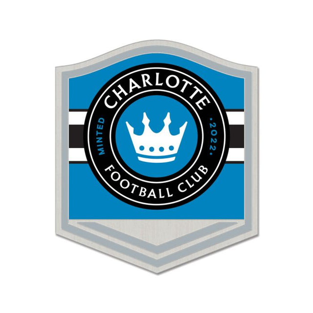 Tarjeta de joyería con pin de colección del Charlotte FC