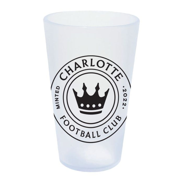 Vaso de pinta de silicona de 16 oz con forma de carámbano del Charlotte FC