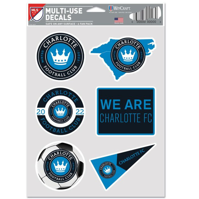 PAQUETE MULTIUSOS PARA 6 VENTILADORES DEL CHARLOTTE FC