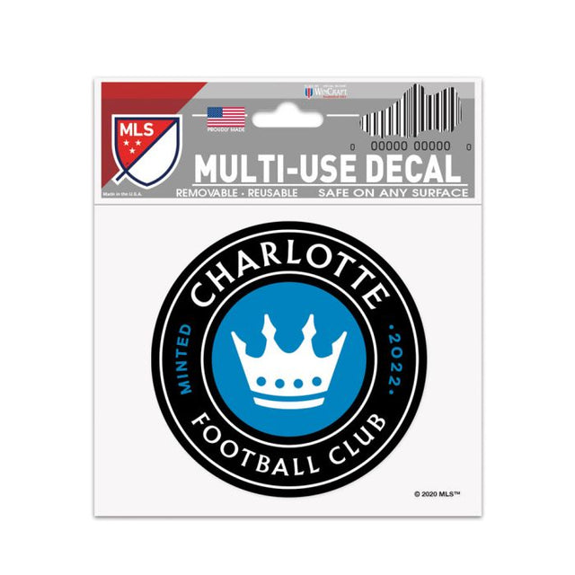 Calcomanía multiusos de Charlotte FC de 3" x 4"