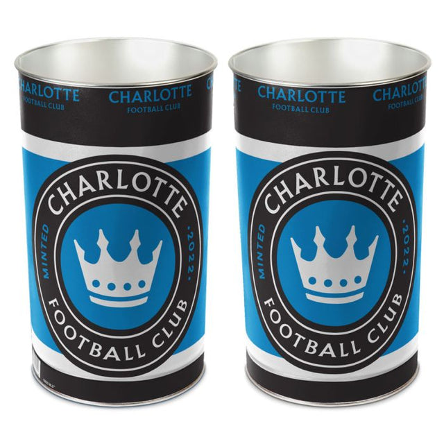 Papelera del Charlotte FC - cónica de 15" de alto