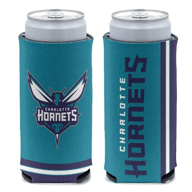 Charlotte Hornets 12 oz Slim Can Cooler