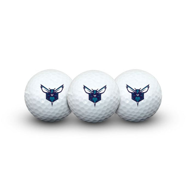 Charlotte Hornets 3 Golf Balls In Clamshell