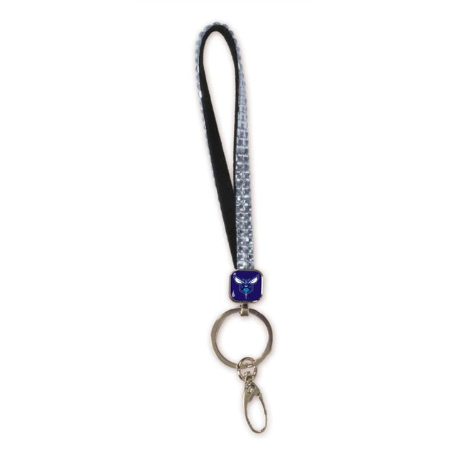 Charlotte Hornets Crystal Bling Key Strap