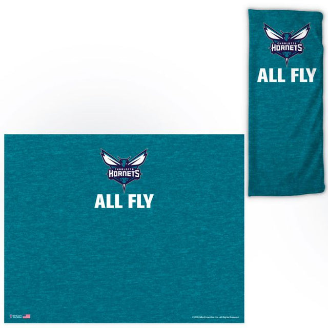 Charlotte Hornets HEATHERED Fan Wraps