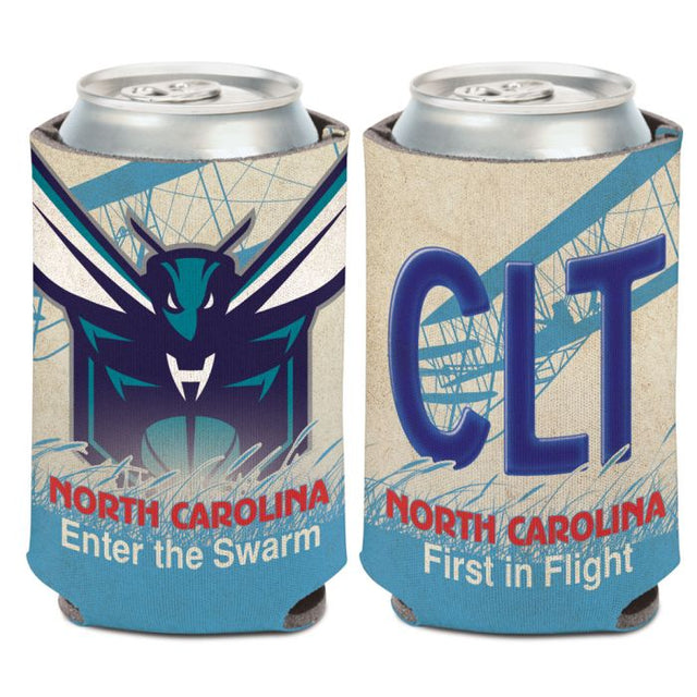 Charlotte Hornets LICENSE PLATE Can Cooler 12 oz.