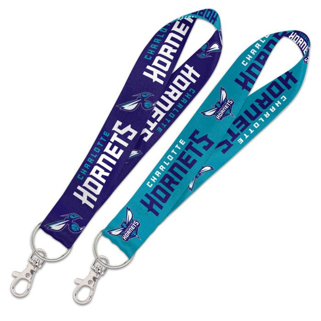 Charlotte Hornets Lanyard Key Strap 1"