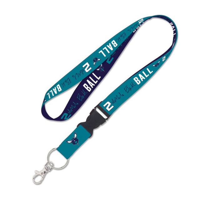 Charlotte Hornets Lanyard w/detachable buckle 1" LaMelo Ball