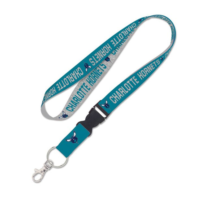 Charlotte Hornets Lanyard w/detachable buckle 1"