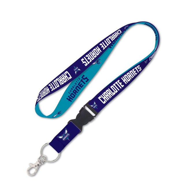 Charlotte Hornets Lanyard w/detachable buckle 1"