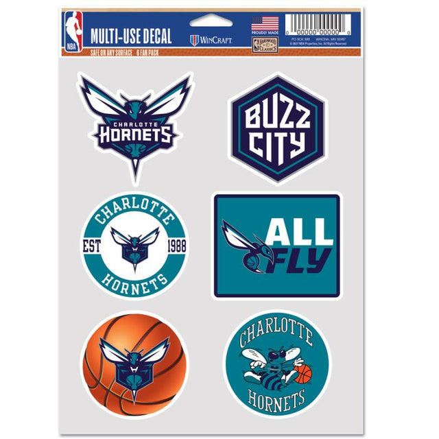 Charlotte Hornets Multi Use 6 fan pack