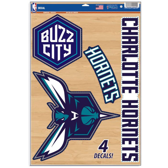 Charlotte Hornets Multi-Use Decal 11" x 17"