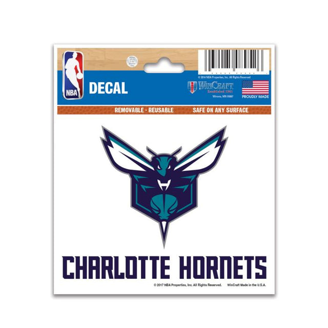 Charlotte Hornets Multi-Use Decal 3" x 4"