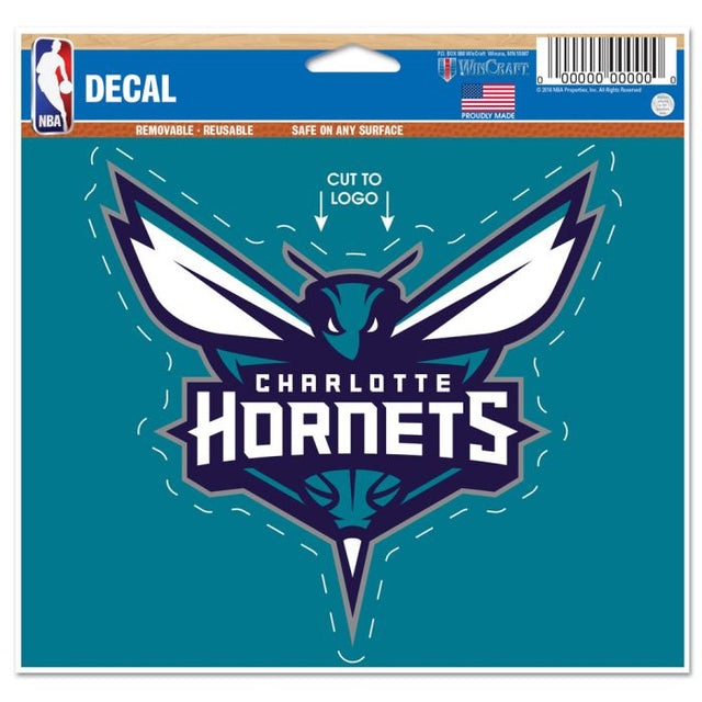 Charlotte Hornets Multi-Use Decal - cut to logo 5" x 6"