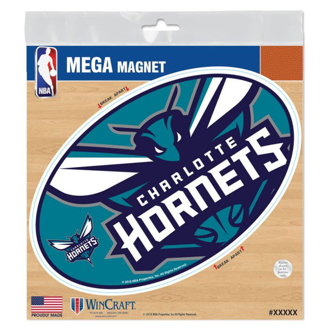 Charlotte Hornets Outdoor Magnets 6" x 6"