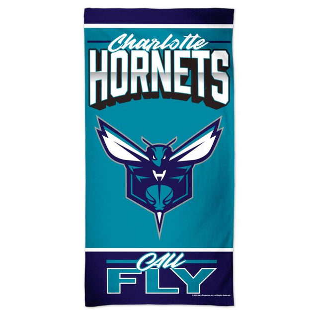 Charlotte Hornets Spectra Beach Towel 30" x 60"