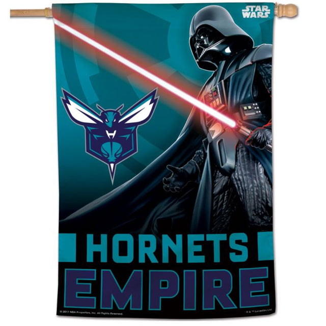 Charlotte Hornets / Star Wars Star Wars Vertical Flag 28" x 40"