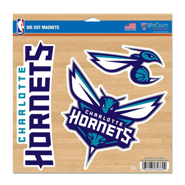 Charlotte Hornets Vinyl Magnet 11" x 11"