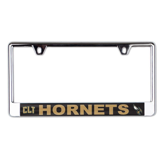 Charlotte Hornets city Lic Plate Frame B/O Printed