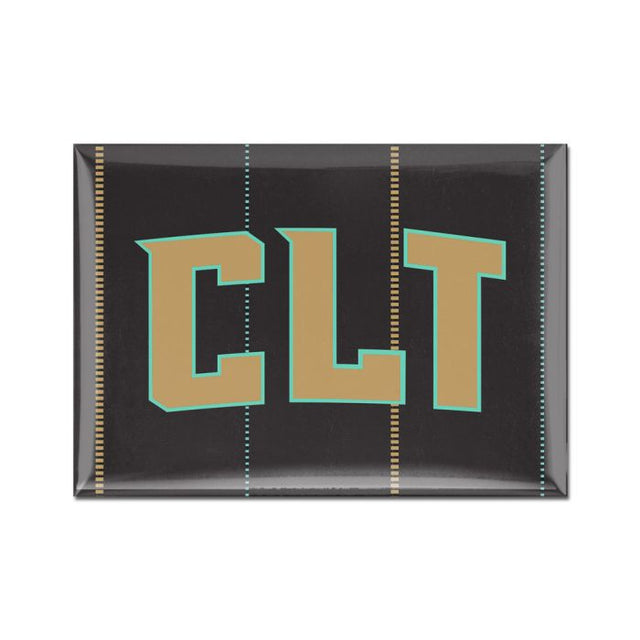 Charlotte Hornets city Metal Magnet 2.5" x 3.5"