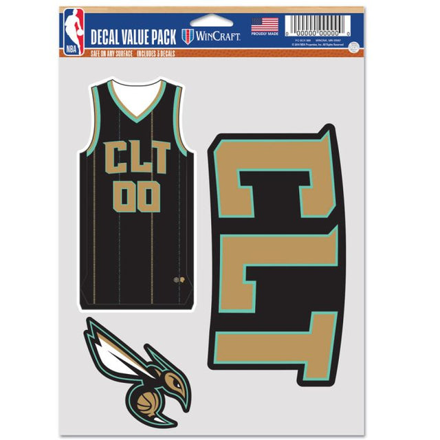 Charlotte Hornets city Multi Use 3 fan pack