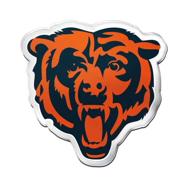 Emblema acrílico para automóvil de los Chicago Bears