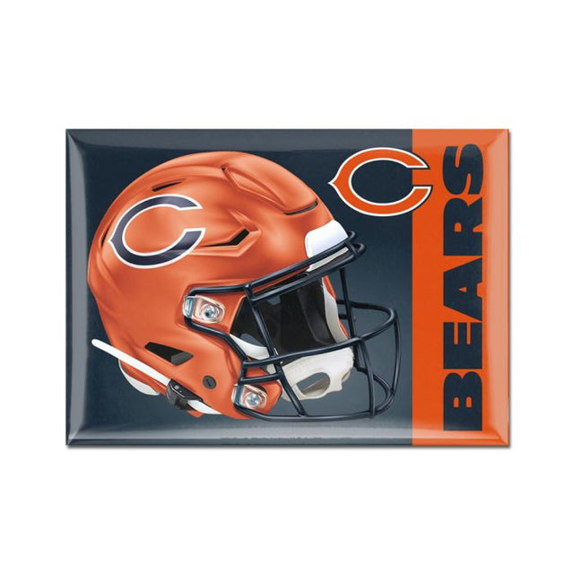 Chicago Bears Alternate Helmet Metal Magnet 2.5" x 3.5"