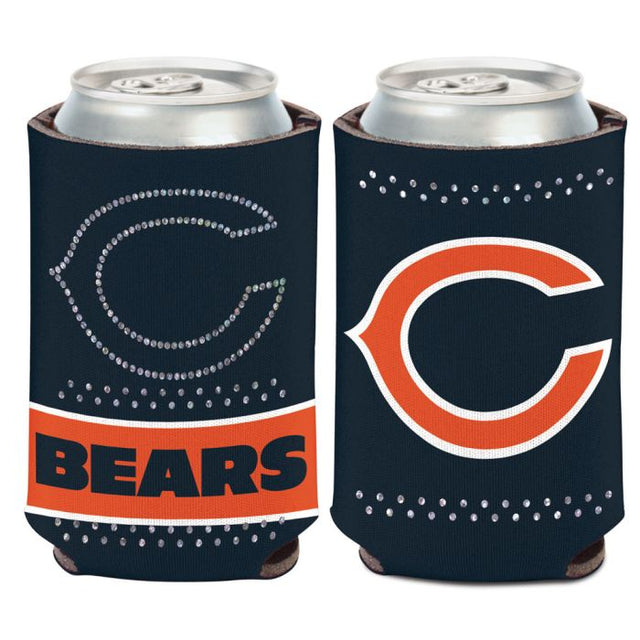 Enfriador de lata Bling de Chicago Bears de 12 oz.