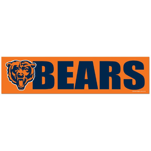 Chicago Bears Bumper Strip 3" x 12"