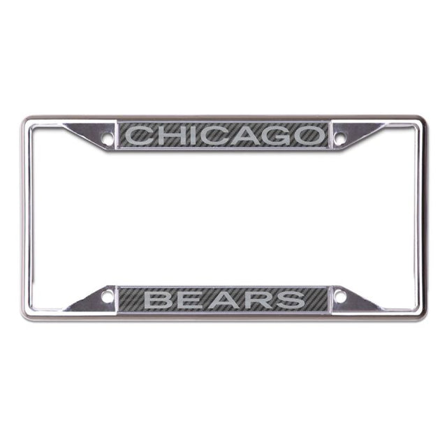 Cuadro de carbono con licencia de Chicago Bears, plt, de acero inoxidable, estampado