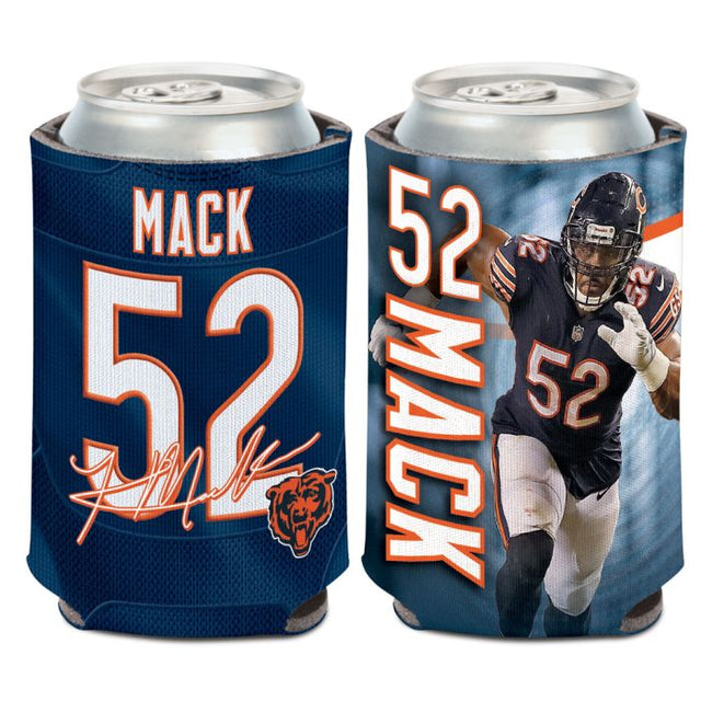 Enfriador de latas de 12 onzas de los Chicago Bears de Khalil Mack