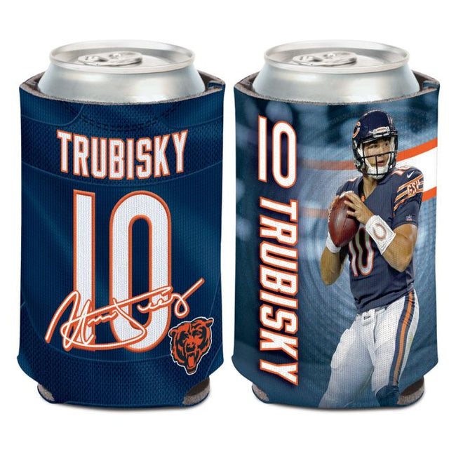 Enfriador de latas de 12 onzas de los Chicago Bears Mitchell Trubisky