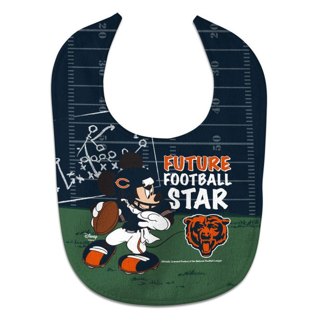 Chicago Bears / Disney Mickey Mouse All Pro Baby Bib