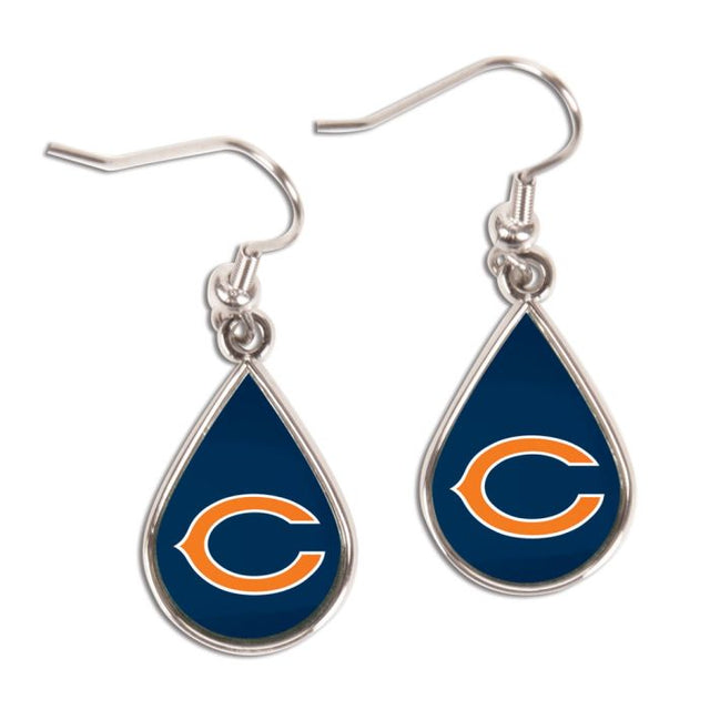 Chicago Bears Earrings Jewelry Carded Tear Drop