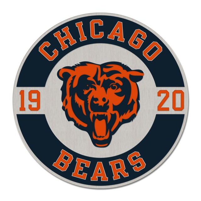 Chicago Bears Established Collector Enamel Pin Jewelry Card